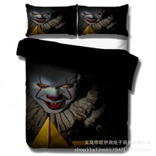 Load image into Gallery viewer, Pennywise Scary Clown  #3 Duvet Cover Quilt Cover Pillowcase Bedding Set Bed Linen