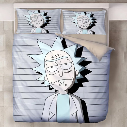 Rick and Morty #2 Duvet Cover Quilt Cover Pillowcase Bedding Set Bed Linen