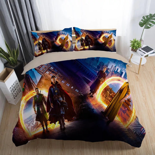 Doctor Strange Marvel Superhero #5 Duvet Cover Quilt Cover Pillowcase Bedding Set Bed Linen Home Decor