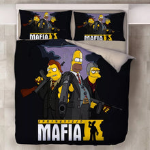 Load image into Gallery viewer, Anime The Simpsons Homer J. Simpson #4 Duvet Cover Quilt Cover Pillowcase Bedding Set Bed Linen Home Decor