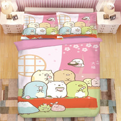 Sumikkogurashi #10 Duvet Cover Quilt Cover Pillowcase Bedding Set Bed Linen Home Bedroom Decor