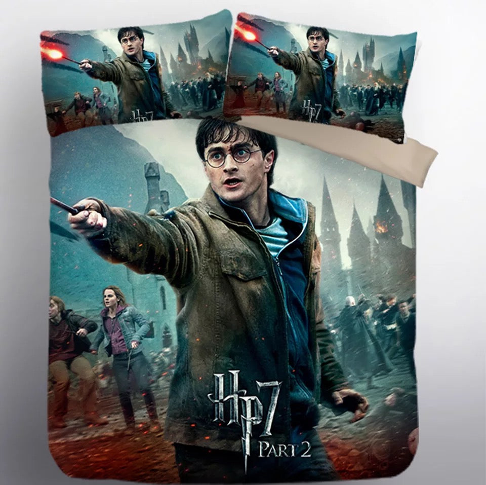 Harry Potter Hogwarts #6 Duvet Cover Quilt Cover Pillowcase Bedding Set Bed Linen Home Decor