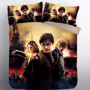 Harry Potter Hogwarts #9 Duvet Cover Quilt Cover Pillowcase Bedding Set Bed Linen Home Decor