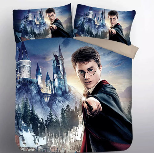 Harry Potter Hogwarts #10 Duvet Cover Quilt Cover Pillowcase Bedding Set Bed Linen Home Decor