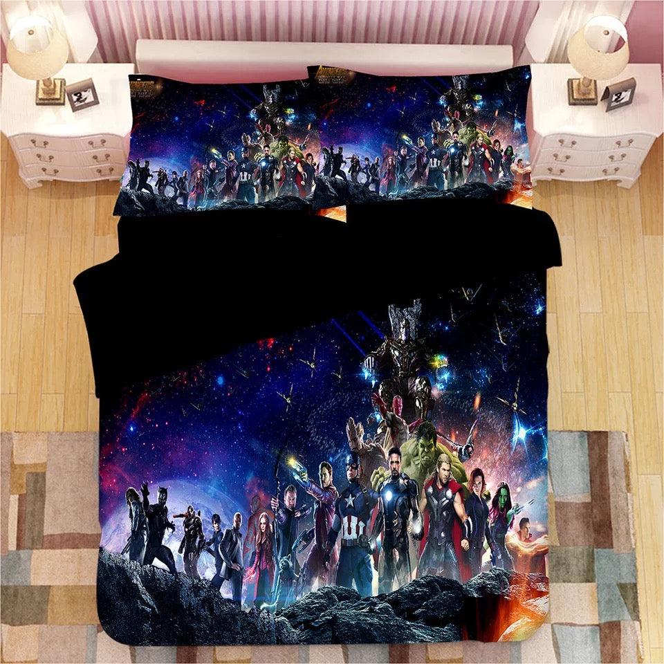 Avengers Endgame #4 Duvet Cover Quilt Cover Pillowcase Bedding Set Bed Linen Home Decor