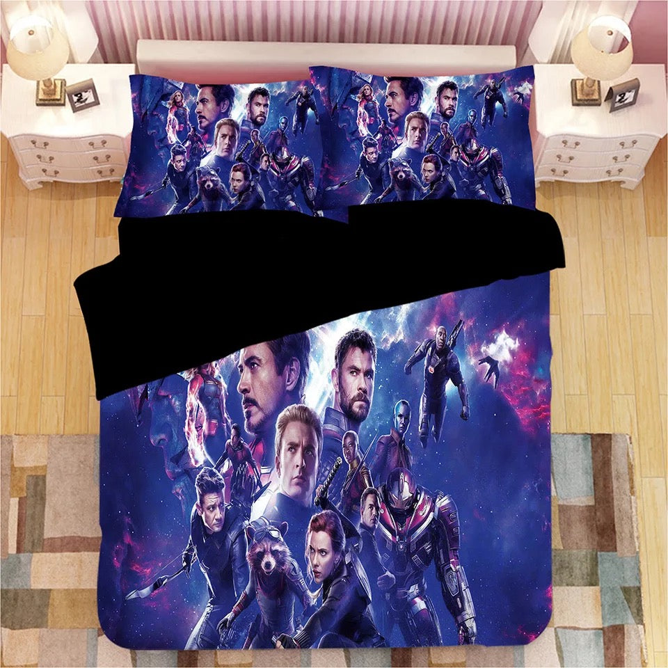 Avengers Endgame #5 Duvet Cover Quilt Cover Pillowcase Bedding Set Bed Linen Home Decor