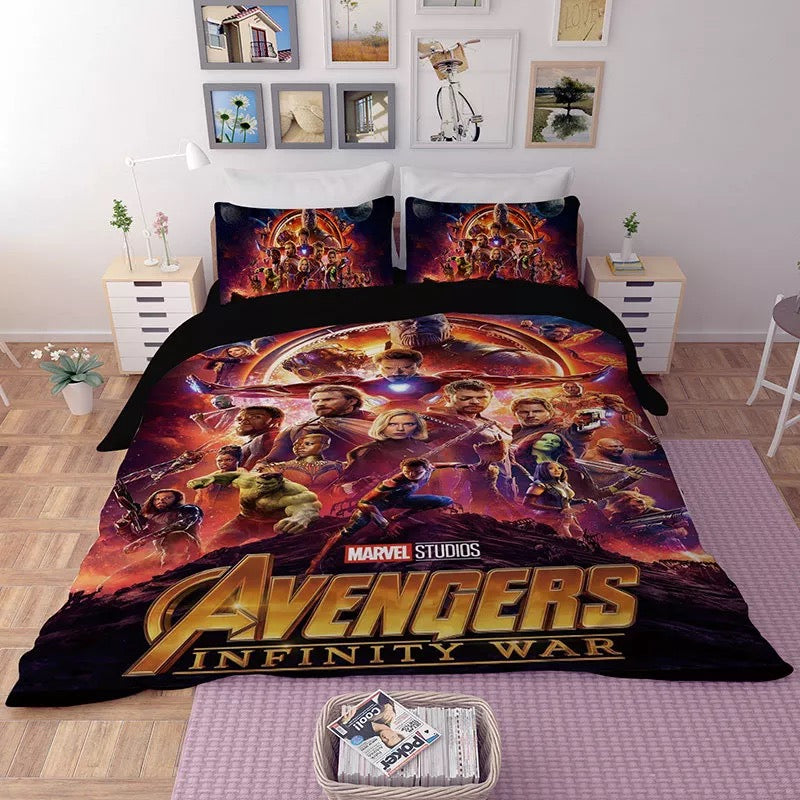 Avengers Infinity War #11 Duvet Cover Quilt Cover Pillowcase Bedding Set Bed Linen Home Decor