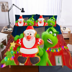 How the Grinch Stole Christmas #4 Duvet Cover Quilt Cover Pillowcase Bedding Set Bed Linen Home Decor