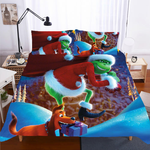 How the Grinch Stole Christmas #5 Duvet Cover Quilt Cover Pillowcase Bedding Set Bed Linen Home Decor