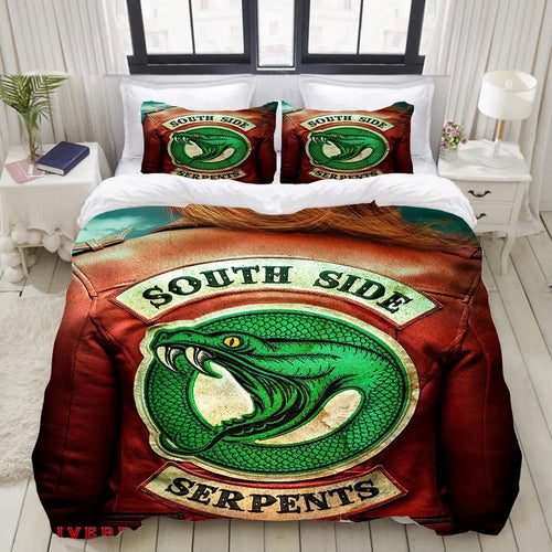 Riverdale South Side Serpents #20 Duvet Cover Quilt Cover Pillowcase Bedding Set Bed Linen
