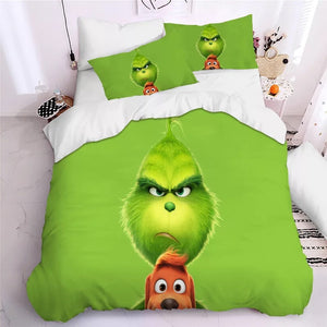 How the Grinch Stole Christmas #10 Duvet Cover Quilt Cover Pillowcase Bedding Set Bed Linen Home Decor