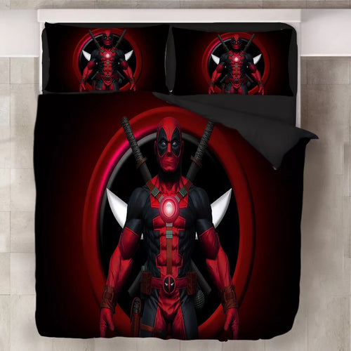 Deadpool X-Men #1 Duvet Cover Quilt Cover Pillowcase Bedding Set Bed Linen Home Decor