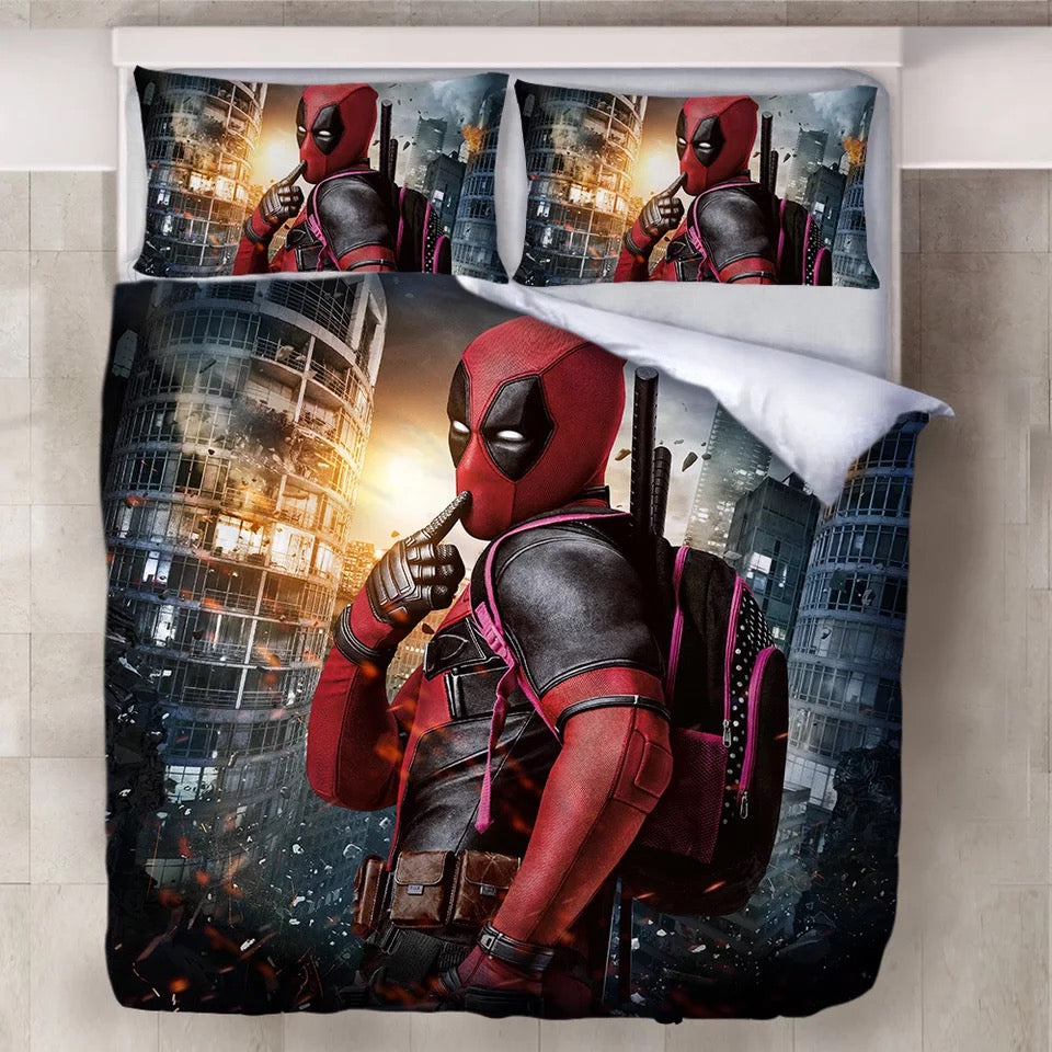 Deadpool X-Men #12 Duvet Cover Quilt Cover Pillowcase Bedding Set Bed Linen Home Decor