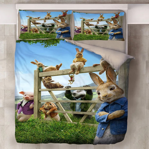 Peter Rabbit #8 Duvet Cover Quilt Cover Pillowcase Bedding Set Bed Linen Home Decor