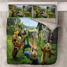 Load image into Gallery viewer, Peter Rabbit #10 Duvet Cover Quilt Cover Pillowcase Bedding Set Bed Linen Home Decor