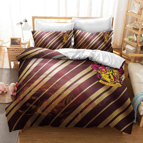 Harry Potter Gryffindor #22 Duvet Cover Quilt Cover Pillowcase Bedding Set Bed Linen Home Decor