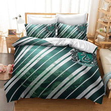 Load image into Gallery viewer, Harry Potter Slytherin #28 Duvet Cover Quilt Cover Pillowcase Bedding Set Bed Linen Home Decor