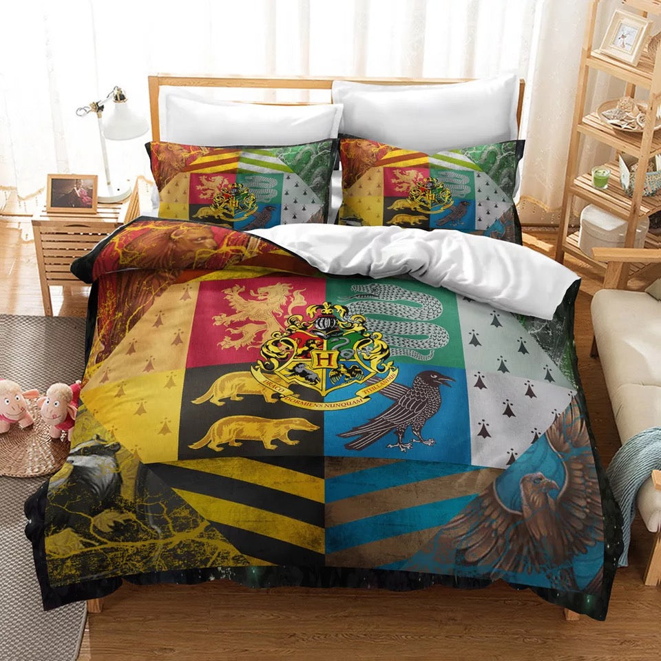Harry Potter Gryffindor Slytherin Ravenclaw And Hufflepuff  #29 Duvet Cover Quilt Cover Pillowcase Bedding Set Bed Linen Home Decor
