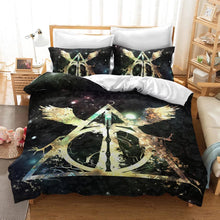 Load image into Gallery viewer, Harry Potter Gryffindor Slytherin Ravenclaw And Hufflepuff  #33 Duvet Cover Quilt Cover Pillowcase Bedding Set Bed Linen Home Decor