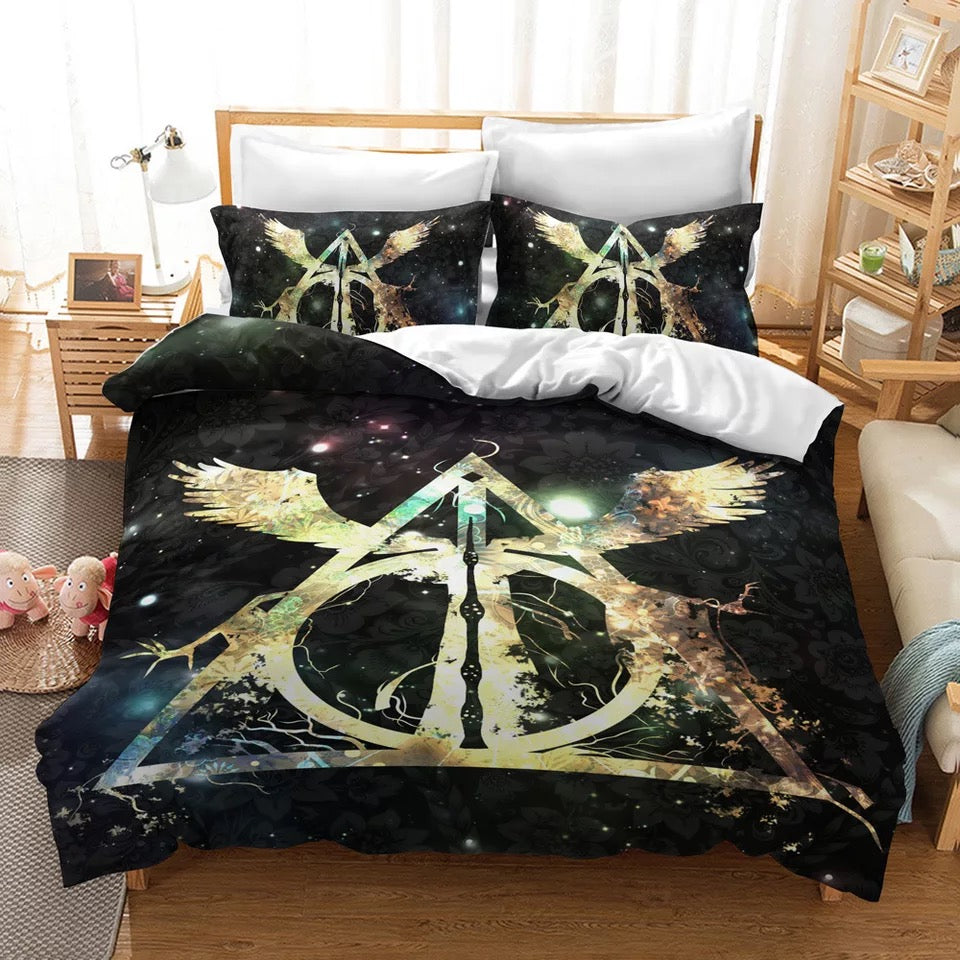 Harry Potter Gryffindor Slytherin Ravenclaw And Hufflepuff  #33 Duvet Cover Quilt Cover Pillowcase Bedding Set Bed Linen Home Decor