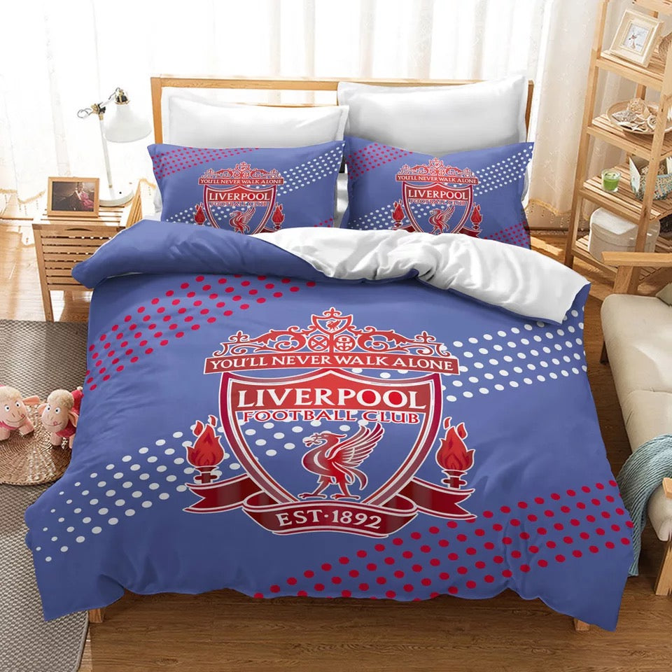 Football Logo #7 Duvet Cover Quilt Cover Pillowcase Bedding Set Bed Linen Home Decor