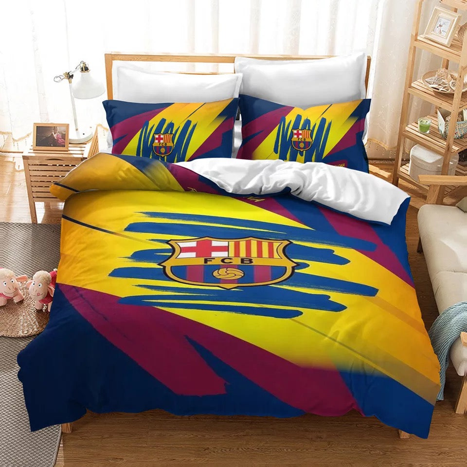 Barcelona Football Club #12 Duvet Cover Quilt Cover Pillowcase Bedding Set Bed Linen Home Decor