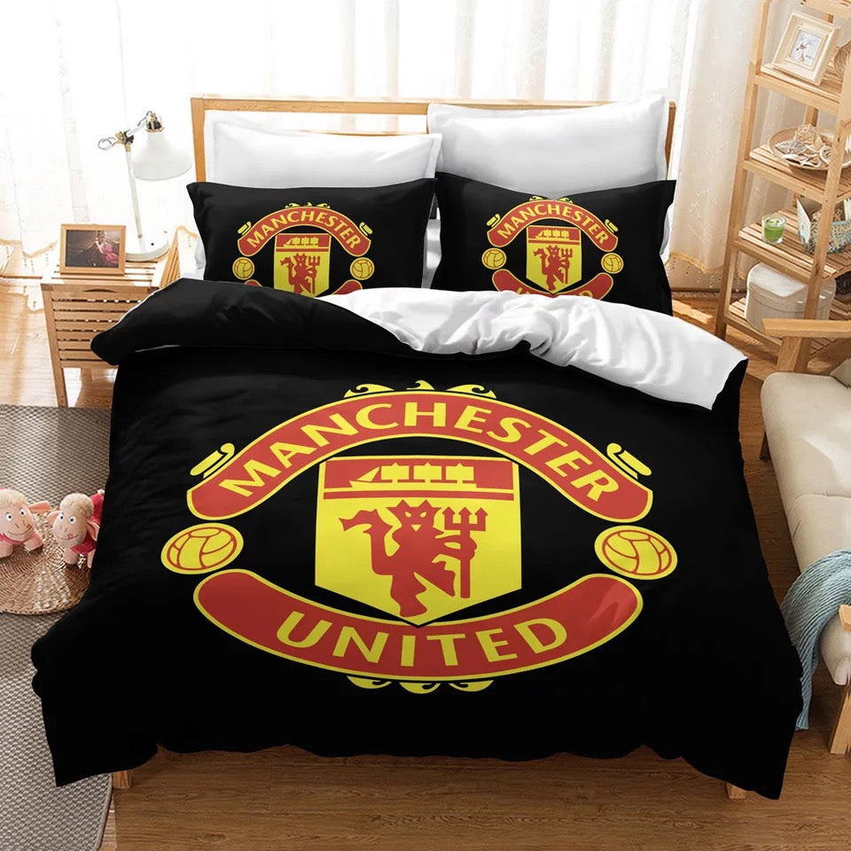 Football Club #4 Duvet Cover Quilt Cover Pillowcase Bedding Set Bed Linen Home Decor