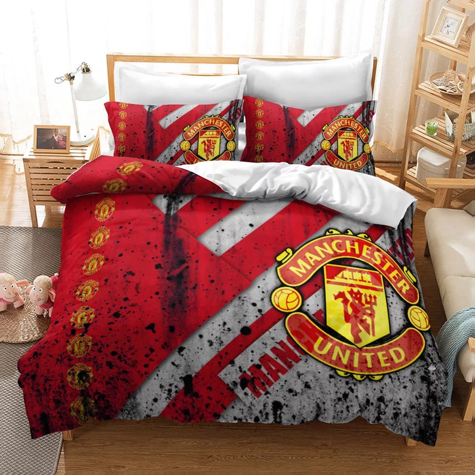 Football Club #5 Duvet Cover Quilt Cover Pillowcase Bedding Set Bed Linen Home Decor