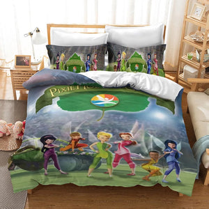 Tinker Bell and the Lost Treasure #11 Duvet Cover Quilt Cover Pillowcase Bedding Set Bed Linen Home Bedroom Decor