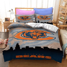 Load image into Gallery viewer, Chicago Bears Football League #7 Duvet Cover Quilt Cover Pillowcase Bedding Set Bed Linen Home Bedroom Decor
