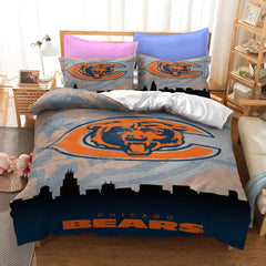 Chicago Bears Football League #7 Duvet Cover Quilt Cover Pillowcase Bedding Set Bed Linen Home Bedroom Decor