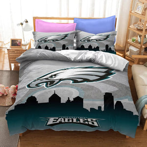 Philadelphia Football Eagles#19 Duvet Cover Quilt Cover Pillowcase Bedding Set Bed Linen Home Bedroom Decor
