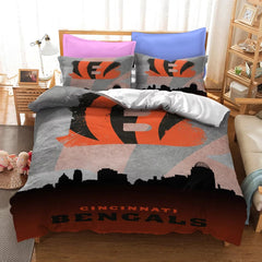 Cincinnati Bengals Football League #22 Duvet Cover Quilt Cover Pillowcase Bedding Set Bed Linen Home Bedroom Decor