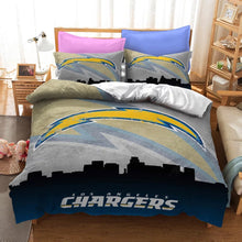 Load image into Gallery viewer, Los Angeles Chargers Football League #23 Duvet Cover Quilt Cover Pillowcase Bedding Set Bed Linen Home Bedroom Decor