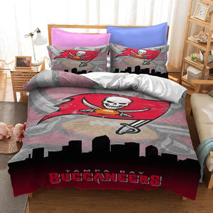 Tampa Bay Bccaneers Football League #27 Duvet Cover Quilt Cover Pillowcase Bedding Set Bed Linen Home Bedroom Decor