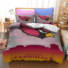 Arizona Cardinals Football Team  Duvet Cover Quilt Cover Pillowcase Bedding Set