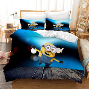 Despicable Me Minions #11 Duvet Cover Quilt Cover Pillowcase Bedding Set Bed Linen Home Decor