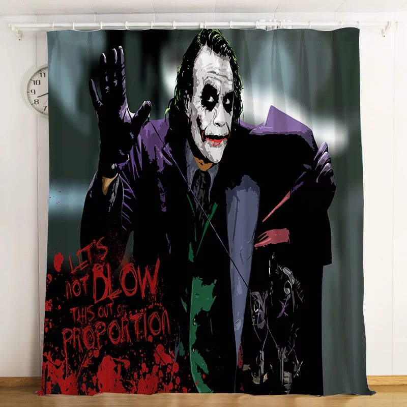 Joker Arthur Fleck Clown #2  Blackout Curtain for Living Room Bedroom Window Treatment