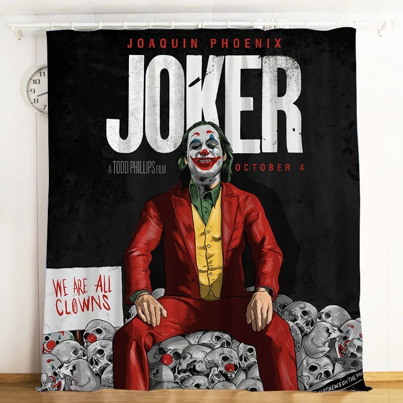 Joker Arthur Fleck Clown #10  Blackout Curtain for Living Room Bedroom Window Treatment