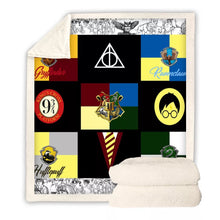 Load image into Gallery viewer, Harry Potter Hogwarts #2 Blanket Super Soft Cozy Sherpa Fleece Throw Blanket for Men Boys