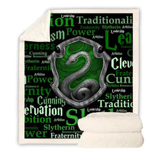 Load image into Gallery viewer, Harry Potter Slytherin #6 Blanket Super Soft Cozy Sherpa Fleece Throw Blanket for Men Boys