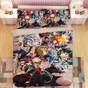 My Hero Academia Deku Midoriya Izuku #35 Duvet Cover Quilt Cover Pillowcase Bedding Set Bed Linen Home Decor