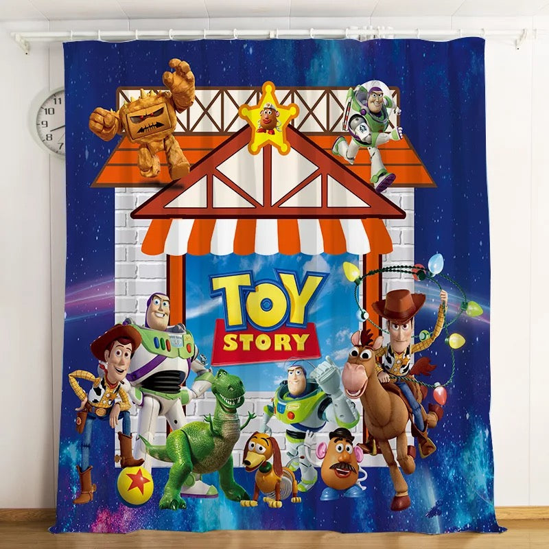 Toy Story Buzz Lightyear Woody Forky #15 Blackout Curtains For Window Treatment Set For Living Room Bedroom