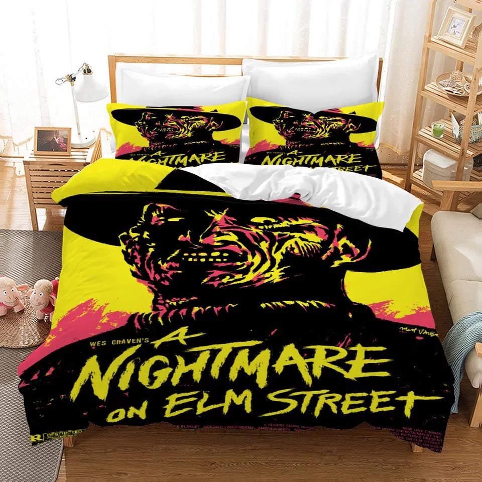 A Nightmare on Elm Street Horror Movie #3 Duvet Cover Quilt Cover Pillowcase Bedding Set Bed Linen Home Decor
