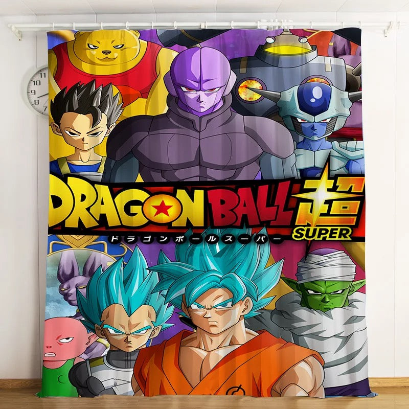 Dragon Ball Z Son Goku #1 Blackout Curtains For Window Treatment Set For Living Room Bedroom