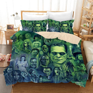 Halloween Michael Myers Horror Movie #4 Duvet Cover Quilt Cover Pillowcase Bedding Set Bed Linen Home Decor