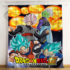 Dragon Ball Z Son Goku #11 Blackout Curtains For Window Treatment Set For Living Room Bedroom