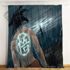 Dragon Ball Z Son Goku #13 Blackout Curtains For Window Treatment Set For Living Room Bedroom