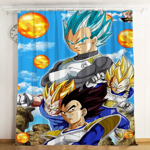Dragon Ball Z Son Goku #16 Blackout Curtains For Window Treatment Set For Living Room Bedroom