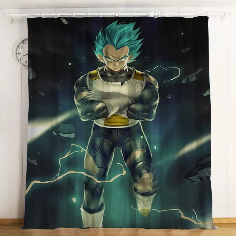 Dragon Ball Z Son Goku #21 Blackout Curtains For Window Treatment Set For Living Room Bedroom